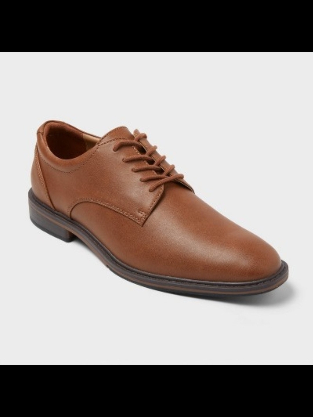 Goodfellow & Co Men's Tan Leather Derby Shoes